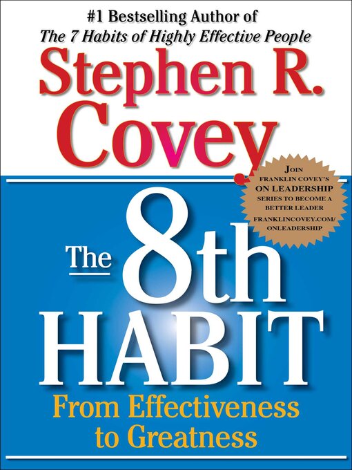 Title details for The 8th Habit by Stephen R. Covey - Available